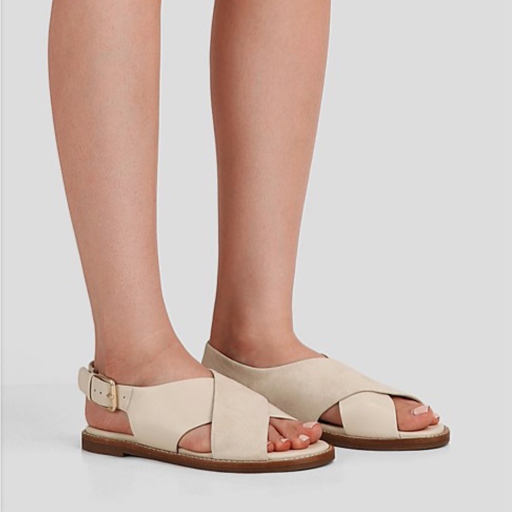 Wittner Chelsea Vintage Ivory Leather Sandal size 42